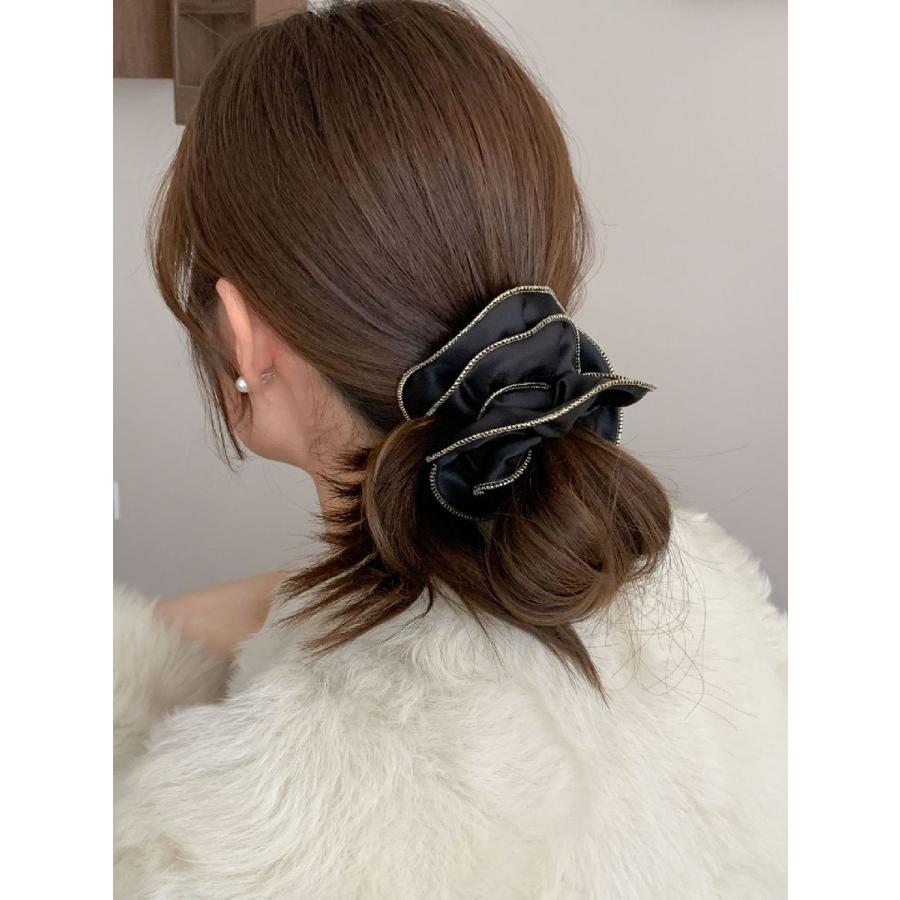 シュシュ レディース ヘアアクセサリー 髪留め 髪飾り まとめ髪 ヘア