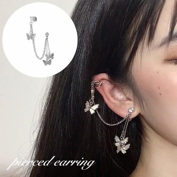 plusnao（プラスナオ） ピアス 片耳用 単品 スタッドピアス イヤー