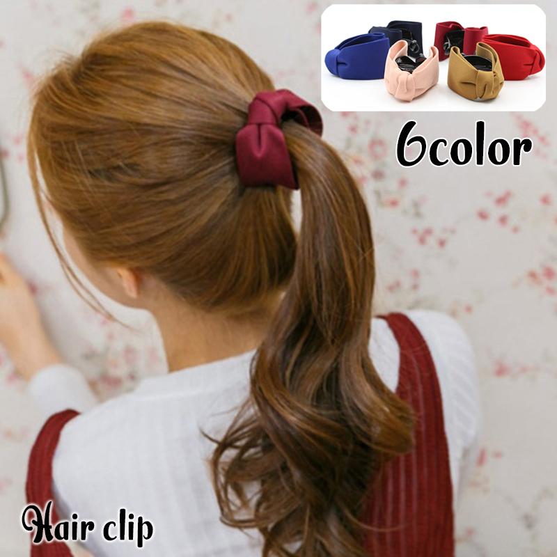 ヘアクリップ バナナクリップ ヘアアクセサリー レディース リボン 髪留め 髪飾り まとめ髪 ヘアアレンジ おしゃれ かわいい フェミニン 上品 シン プラスナオ Paypayモール店 通販 Paypayモール