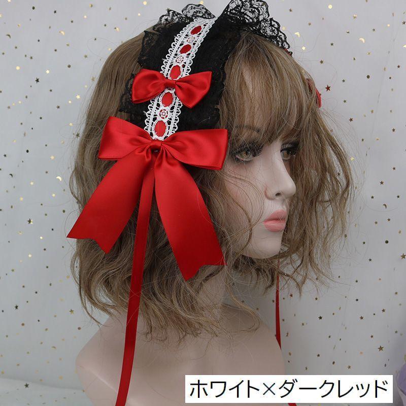 ヘッドドレス カチューシャ ロリータ ゴスロリ レディース