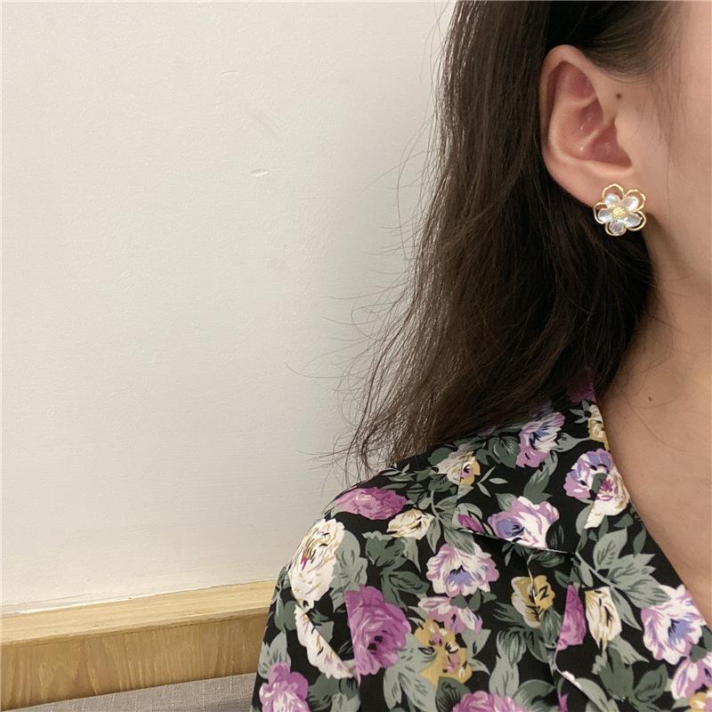 スタッドピアス レディース アクセサリー 女性用 フラワー 花 おしゃれ