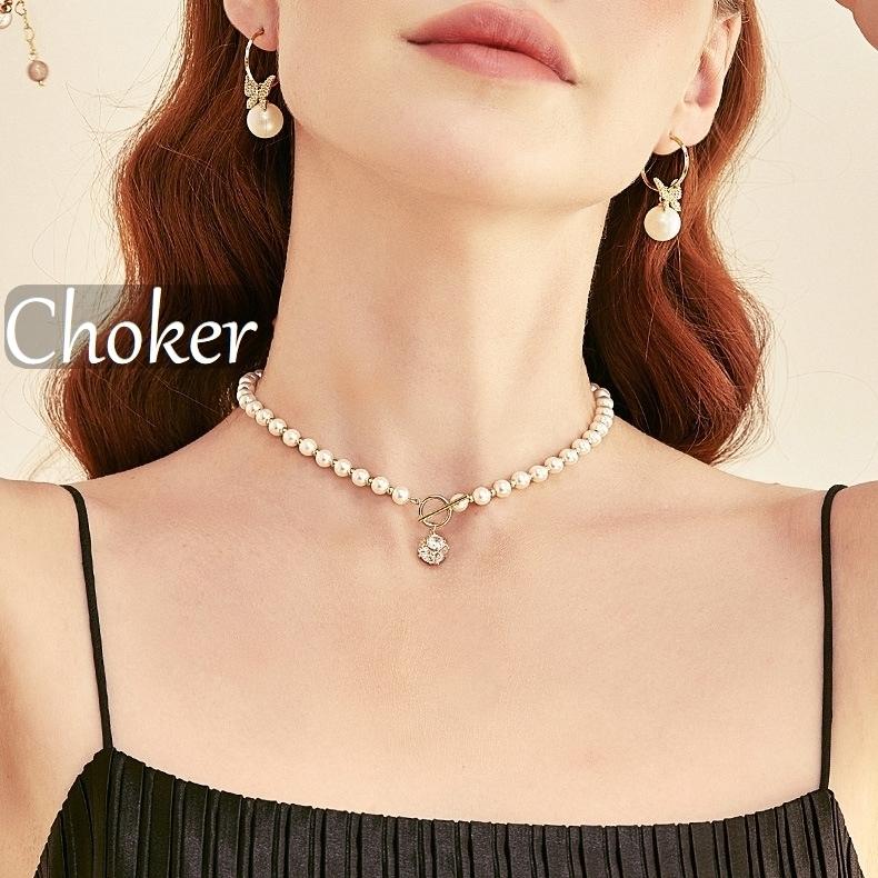 plusnao（プラスナオ） チョーカー ネックレス レディース ライン