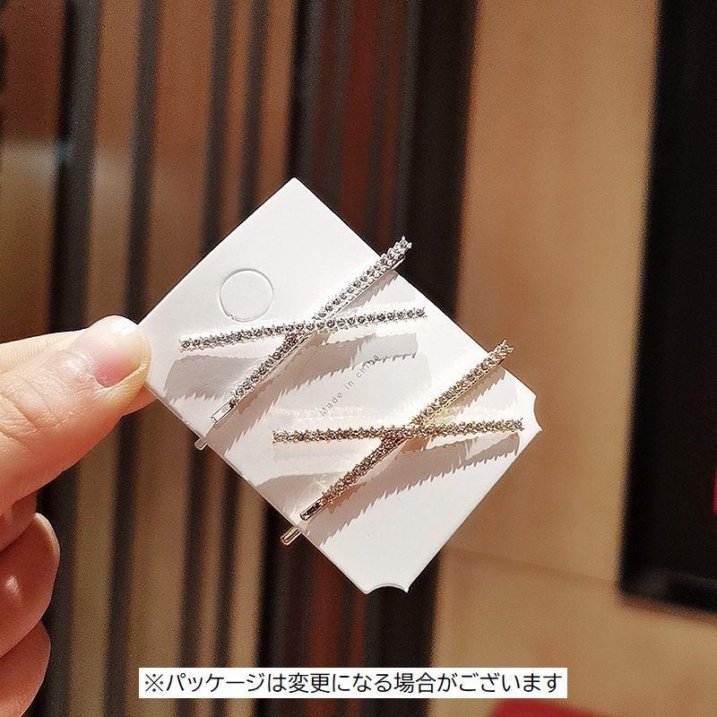 ヘアピン レディース 女性 婦人 ヘアアクセサリー ヘアクリップ ライン
