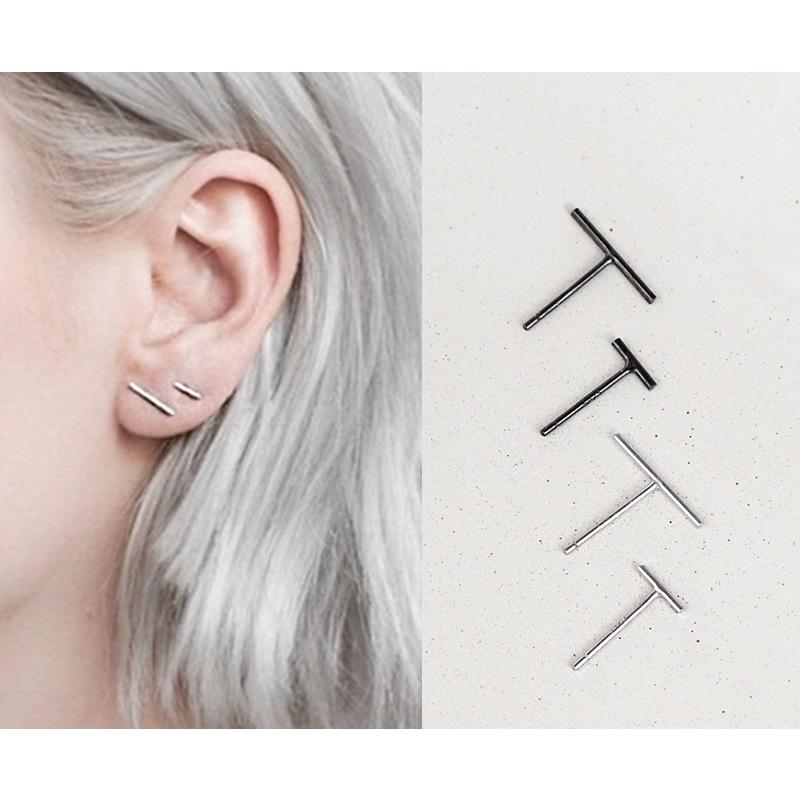 ピアス 両耳用 スタッドピアス アクセサリー レディース 女性 メンズ 男性 T字 シンプル おしゃれ かわいい カジュアル ファッション雑貨 ギフト プラスナオ Paypayモール店 通販 Paypayモール