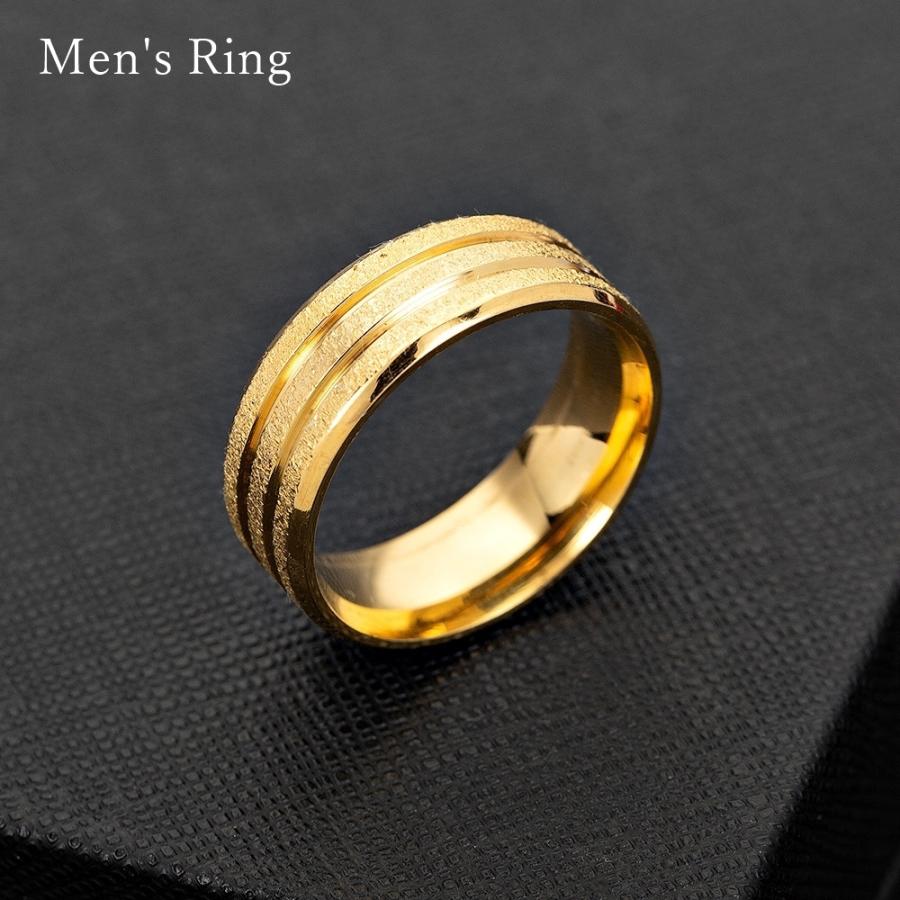 人気カラーの リング メンズ ファッションリング パンク 指輪