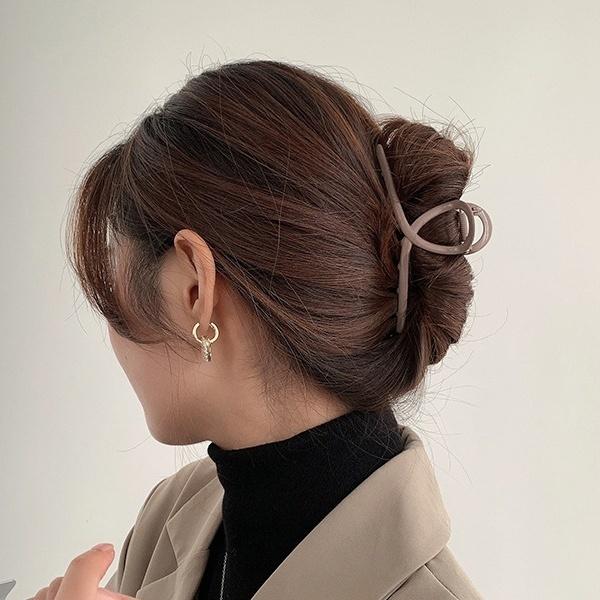 バンスクリップ ヘアクリップ レディース 女性 ヘアアクセサリー 