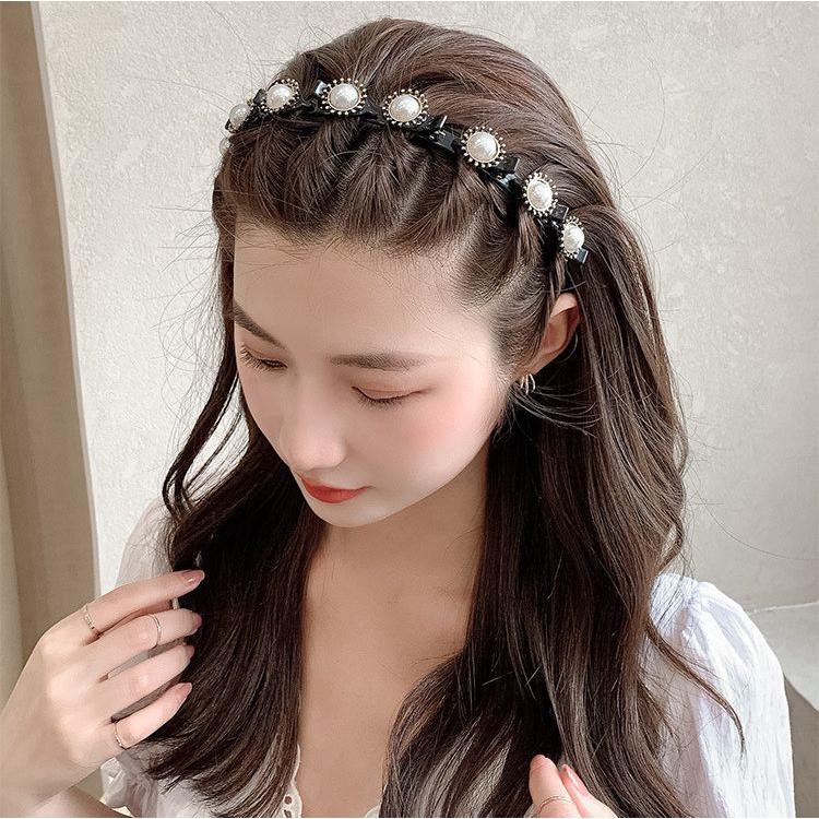 カチューシャ クリップ付き レディース ヘアアクセサリー 髪飾り 髪
