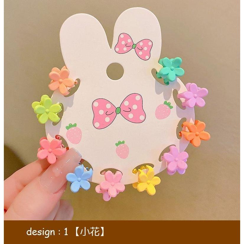 plusnao（プラスナオ） ヘアクリップ 子供用 ミニバンスクリップ 10個