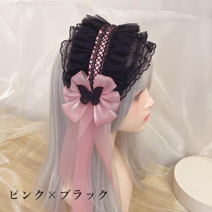 ヘッドドレス レディース 女性 ロリータ ゴスロリ ヘアアクセサリー 髪