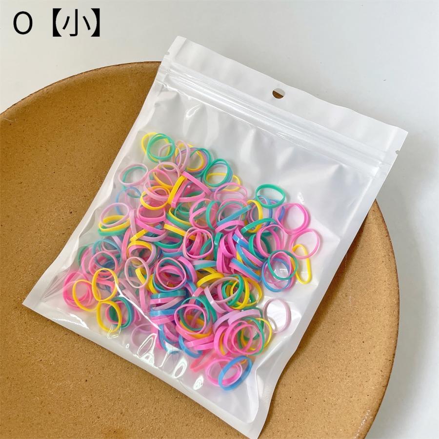 plusnao（プラスナオ） ヘアゴム 髪ゴム 200個セット カラフル 大容量
