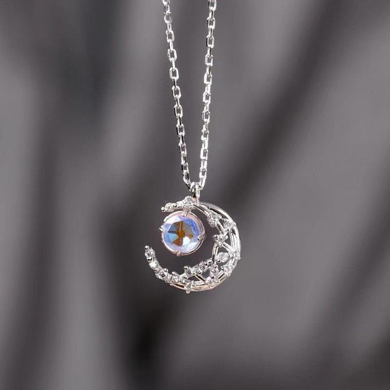 ネックレス ペンダント レディース アクセサリー ワンポイント 月