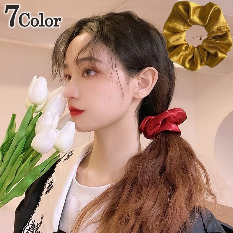 シュシュ レディース ヘアアクセサリー ヘアゴム 髪飾り 髪留め まとめ髪 ヘアアレンジ 無地 シンプル かわいい おしゃれ 上品 オフィス 普段使い Acc プラスナオyahoo 店 通販 Yahoo ショッピング