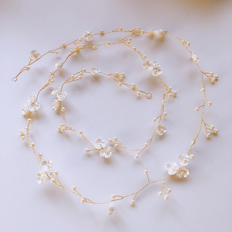 ヘッドドレス ヘアアクセサリー ワイヤー 髪飾り リーフ フラワー 小花 小枝 レディース キッズ 女性 かわいい おしゃれ ブライダル フォーマル | ブランド登録なし | 06