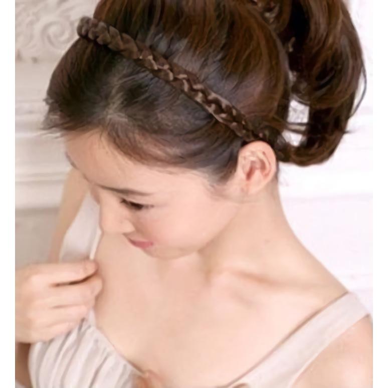 カチューシャ 三つ編みカチューシャ レディース 女性 ヘアアクセサリー ウィッグカチューシャ 三つ編み みつあみ 簡単アレンジ 可愛い お洒落 ヘアア プラスナオ Paypayモール店 通販 Paypayモール