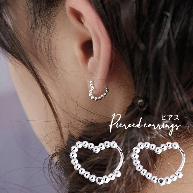 ピアス 1ペア 両耳用 フープピアス アクセサリー レディース 女性 婦人 ハート かわいい おしゃれ ファッション小物 ギフト プレゼント 贈り物 Acc 703 プラスナオyahoo 店 通販 Yahoo ショッピング