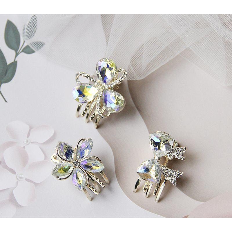 バンスクリップ サイド ヘアクリップ レディース ヘアアクセサリー