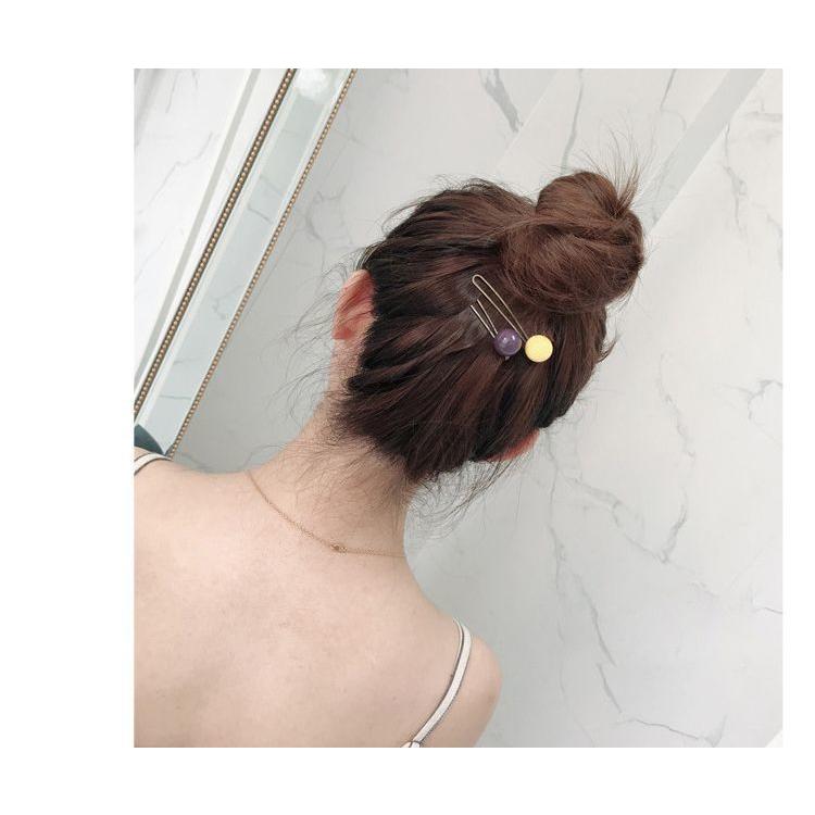 ヘアピン 同色2本セット レディース ヘアアクセサリー 髪留め ピン留め