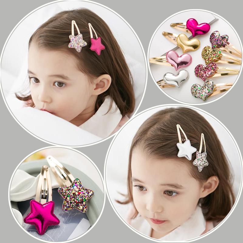 ヘアピン パッチン留め キッズ 子供 ヘアクリップ 女の子 ヘア