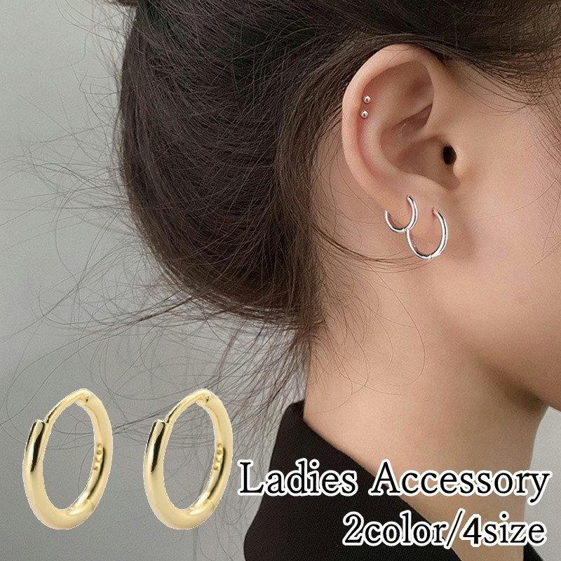 plusnao ピアス フープピアス レディース 女性用 アクセサリー