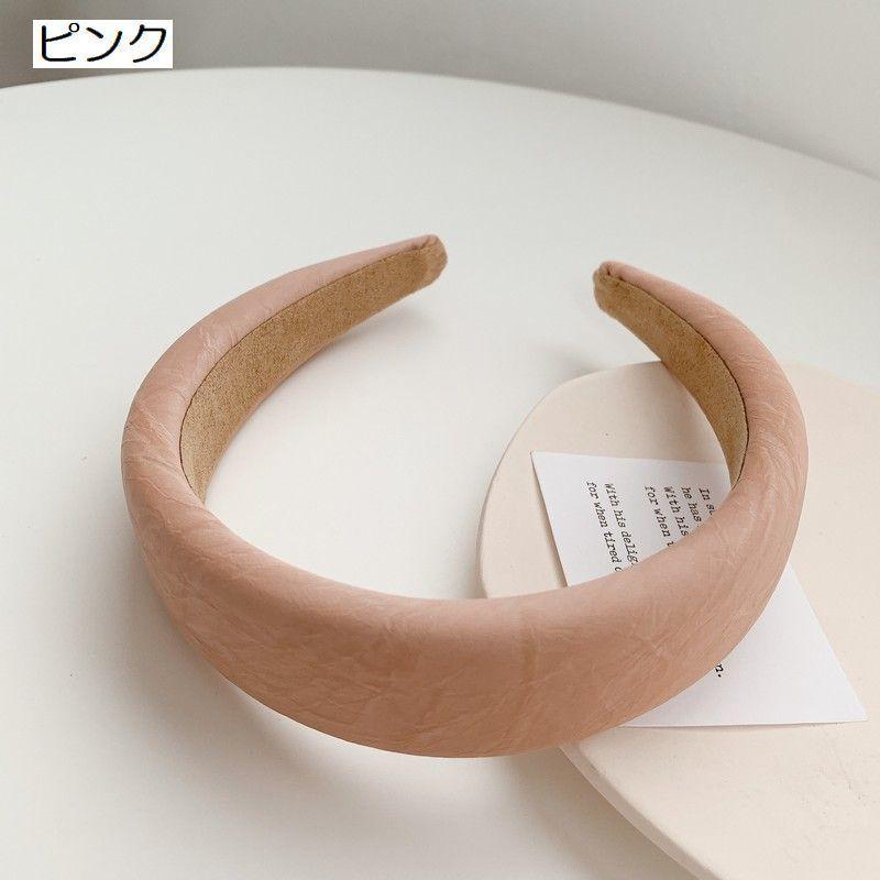 カチューシャ 幅広 レディース 女性用 婦人 ヘアアクセサリー C型ヘアバンド ボリューム 太め レザー調 上品 エレガント おしゃれ かわいい 普段|plusnao|13