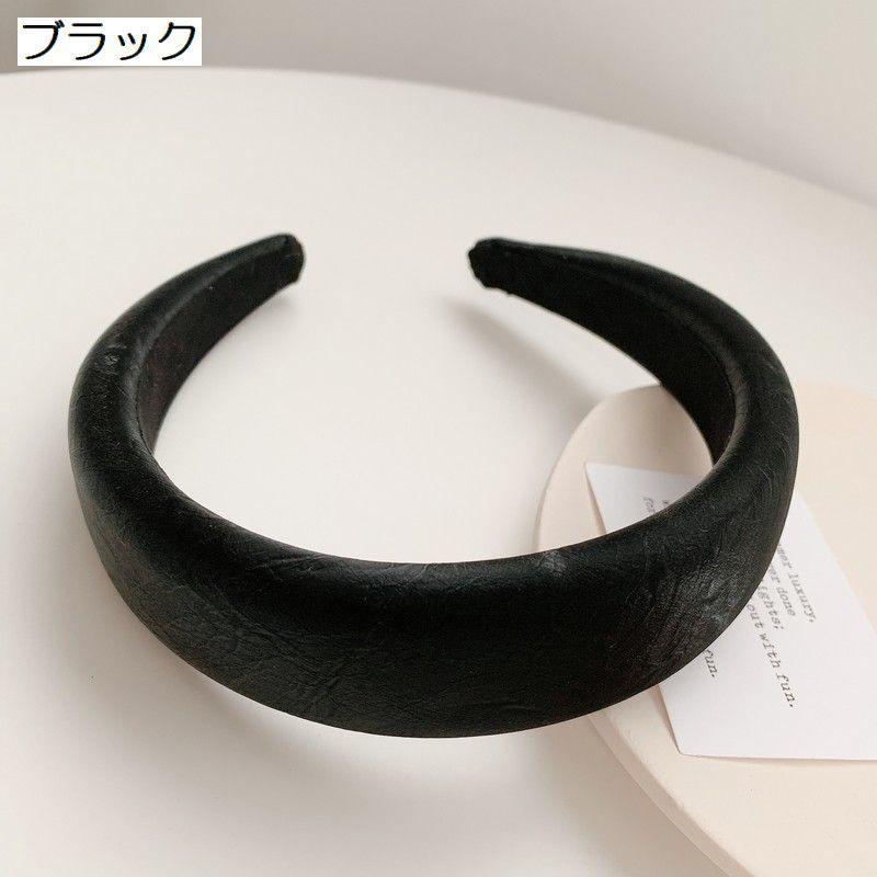 カチューシャ 幅広 レディース 女性用 婦人 ヘアアクセサリー C型ヘアバンド ボリューム 太め レザー調 上品 エレガント おしゃれ かわいい 普段|plusnao|10