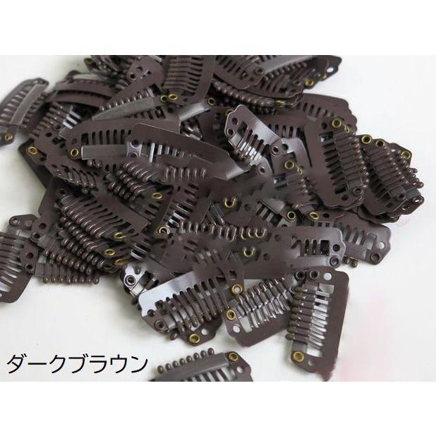 ミニヘアピン コームピン パッチン コーム付き 10個セット パーツ