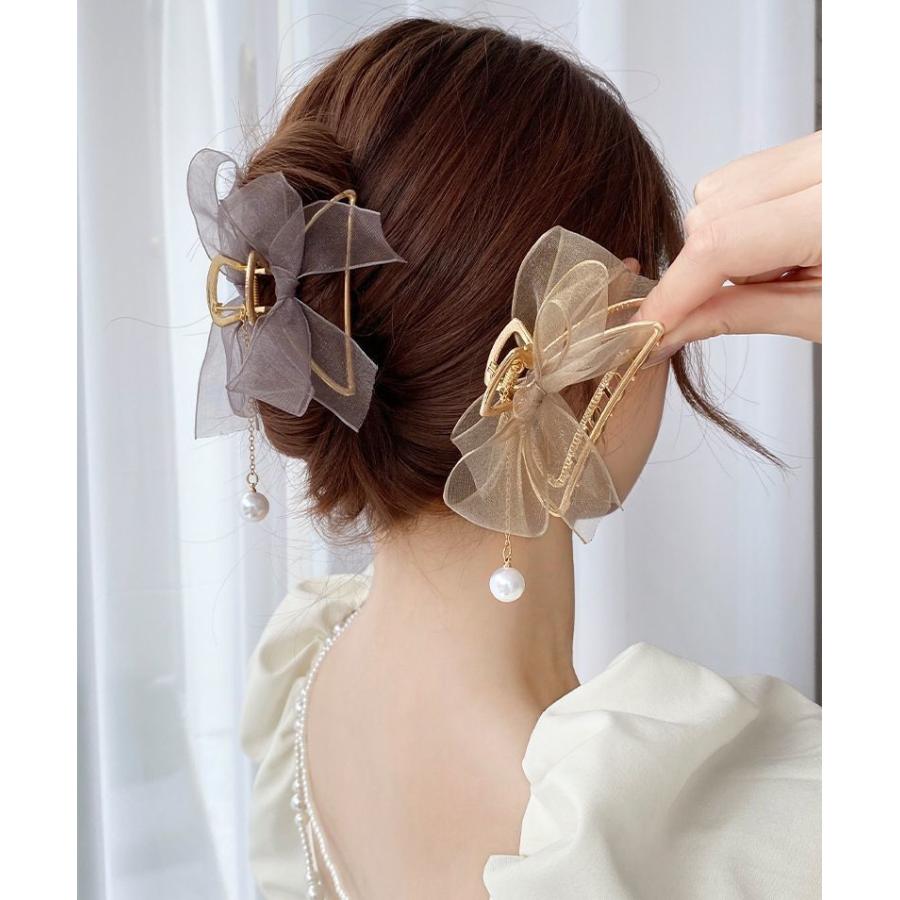 ヘアクリップ バンスクリップ レディース ヘアアクセサリー 髪留め 髪