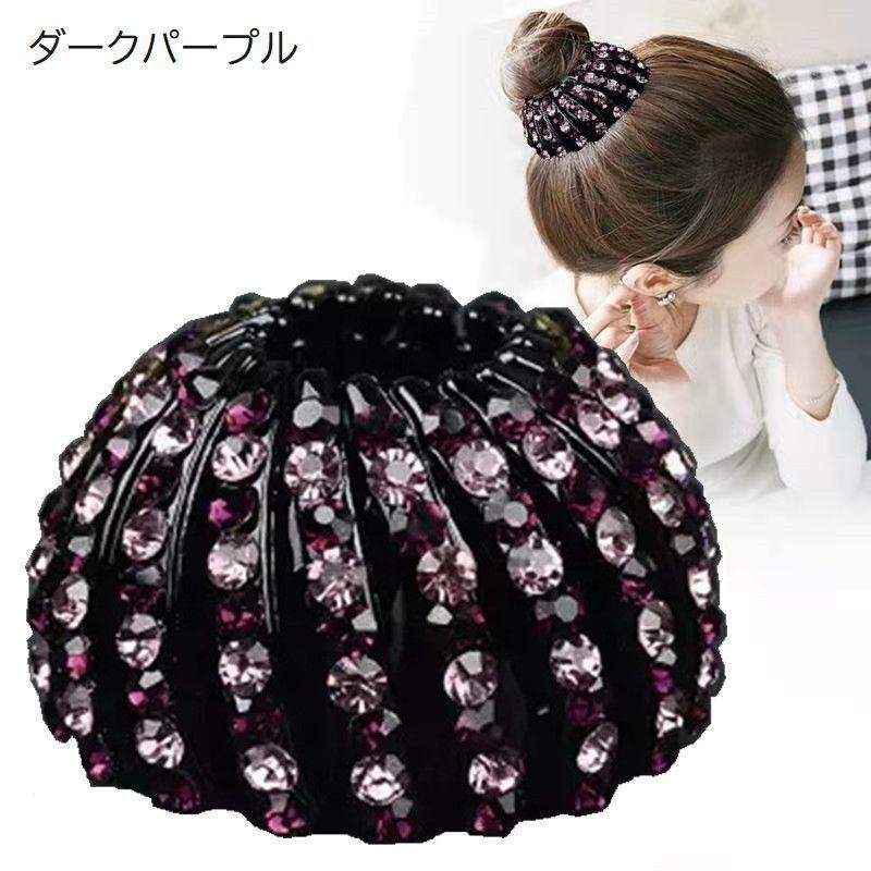 ヘアクリップ ポニーリング レディース ヘアアクセサリー 髪留め 髪