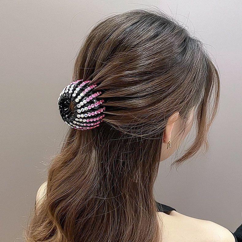 ヘアクリップ ポニーリング レディース ヘアアクセサリー 髪留め 髪