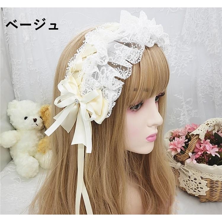 ヘッドドレス ヘアアクセサリー レディース 女性 髪飾り ロリィタ