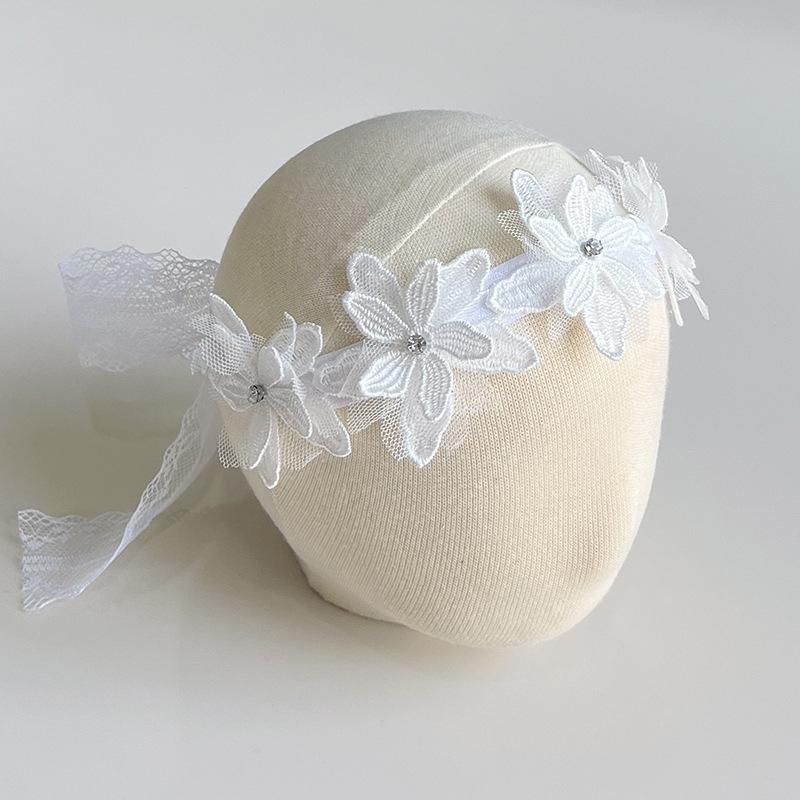 plusnao ベビー用ヘアバンド ヘアアクセサリー 赤ちゃん 花 花輪