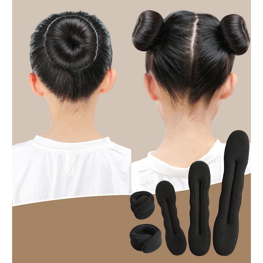 ブラック お団子ヘアメーカー シニヨン ヘアアレンジ まとめ髪　お団子 韓国 お団子ヘアメーカー ブラック シニヨン ヘアアレンジ まとめ髪