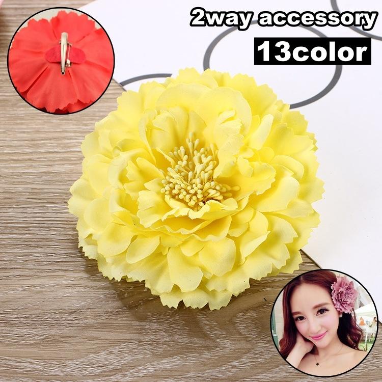 ヘアクリップ ブローチ 2way ヘアアクセサリー ヘッドドレス