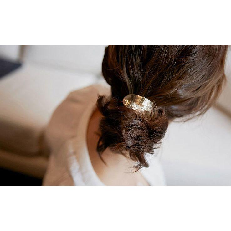 ヘアゴム ヘアアクセサリー レディース 女の子 メタル 羽 フェザー カーブ C型 結び目隠し ゴールドカラー シルバーカラー 上品 髪留め ヘアアレ プラスナオ Paypayモール店 通販 Paypayモール