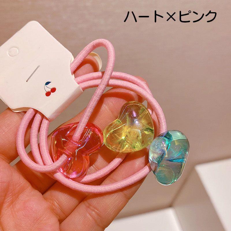 ヘアゴム 髪ゴム 3本セット キッズ 子ども 子供 女の子 ヘア