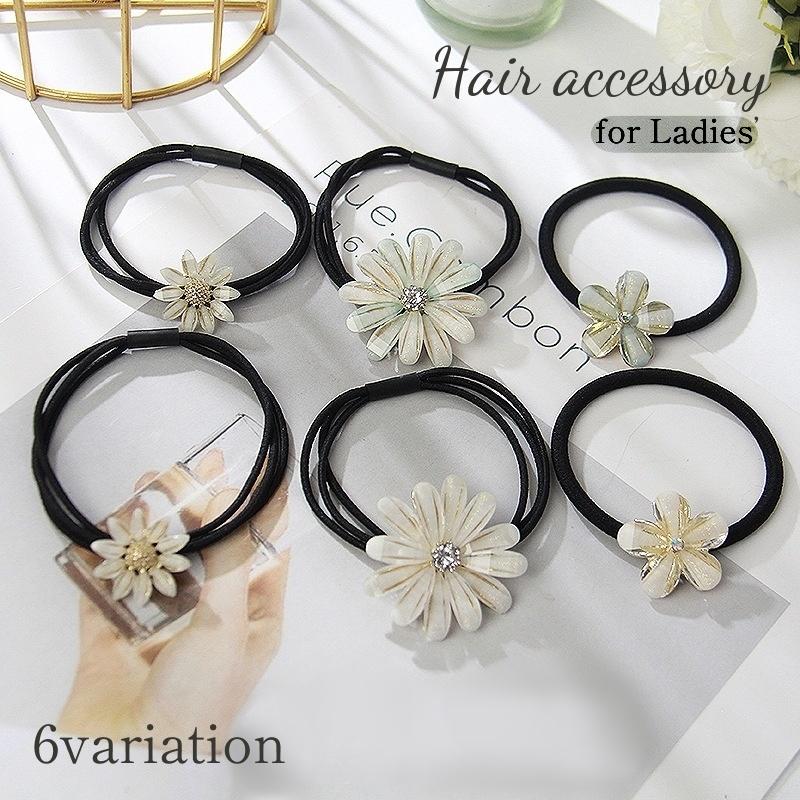 新品 未使用 花 フラワー お花 ゴム ヘアゴム コレットマルーフ ヘアアレンジ こんばんは。ぷっくりお花のヘアゴムの作り方動画をアップしま