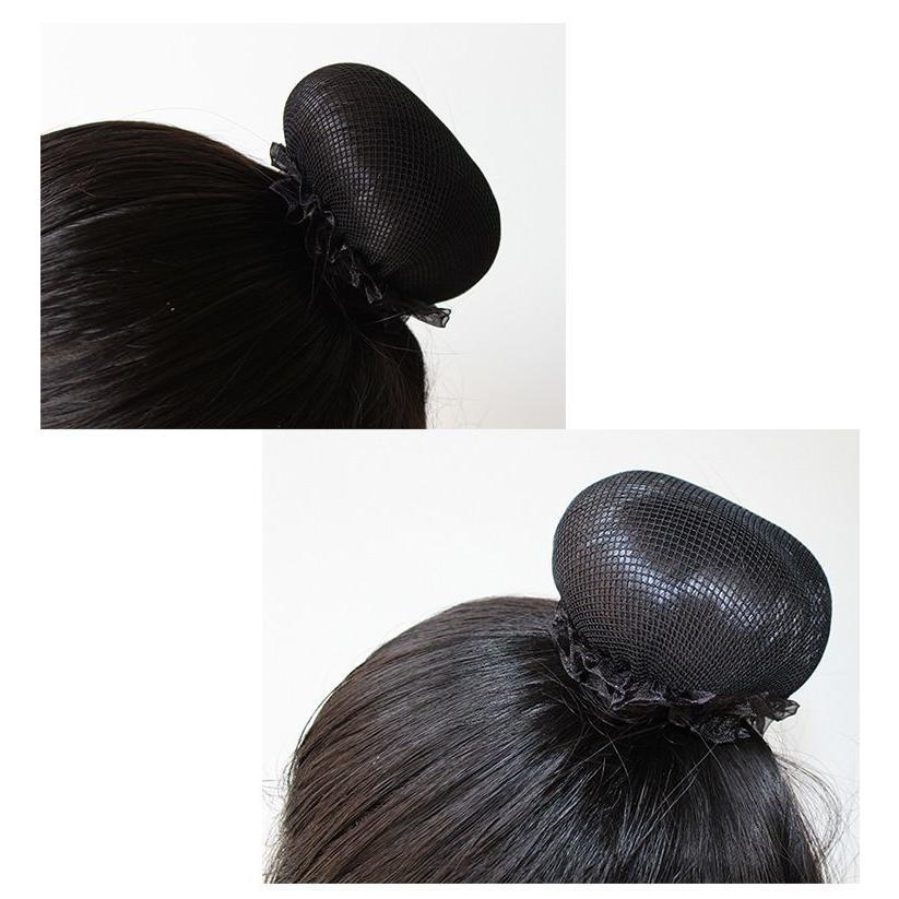 シニヨンネット ヘアネット ヘアアクセサリー レース付 アシアナネット