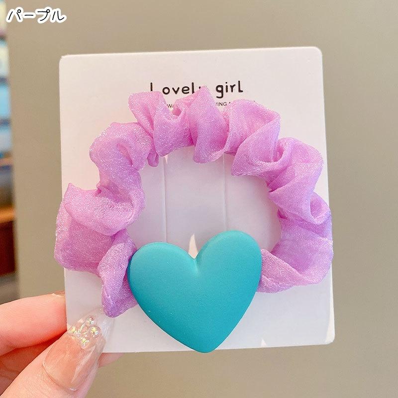 シュシュ ヘアゴム 髪ゴム キッズ 子供用 子ども用 女の子 ヘア