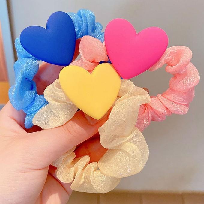 シュシュ ヘアゴム 髪ゴム キッズ 子供用 子ども用 女の子 ヘア