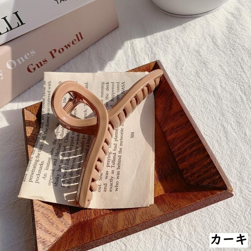 ヘアクリップ バンスクリップ ワニクリップ レディース ヘアアクセサリー 結び目 大きめ まとめ髪 髪留め ランキングや新製品 シンプル ヘアアレンジ 髪飾り 単色 無地