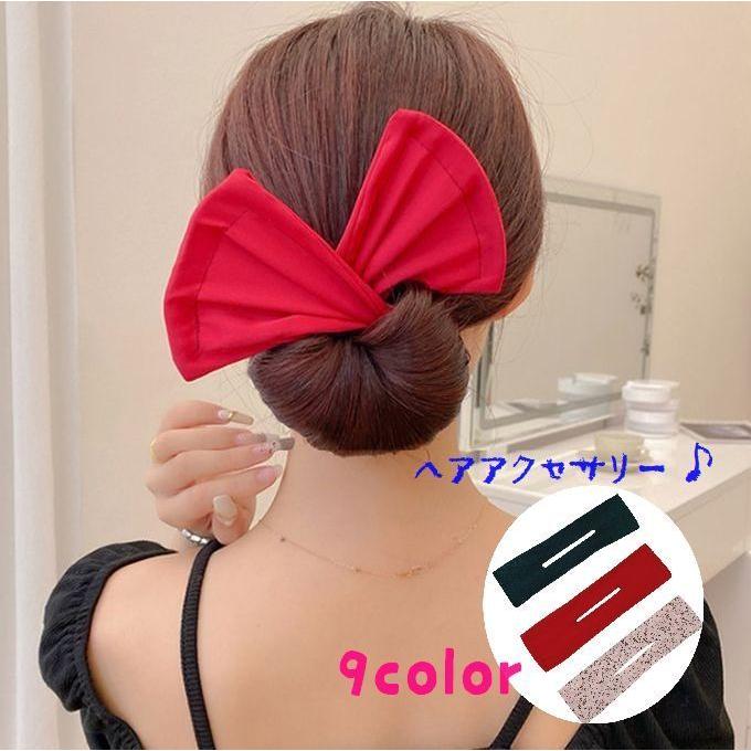韓国シニヨン お団子ヘアメーカー 花レース デフトバン ホワイト お気に入り