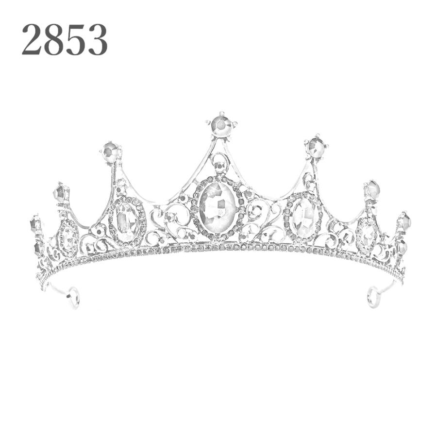 ティアラ レディース 女性 ヘアアクセサリー ラインストーン 花嫁 ウェディング 結婚式 ブライダル 披露宴 フェイクパール 華やか キラキラ | plusnao | 05