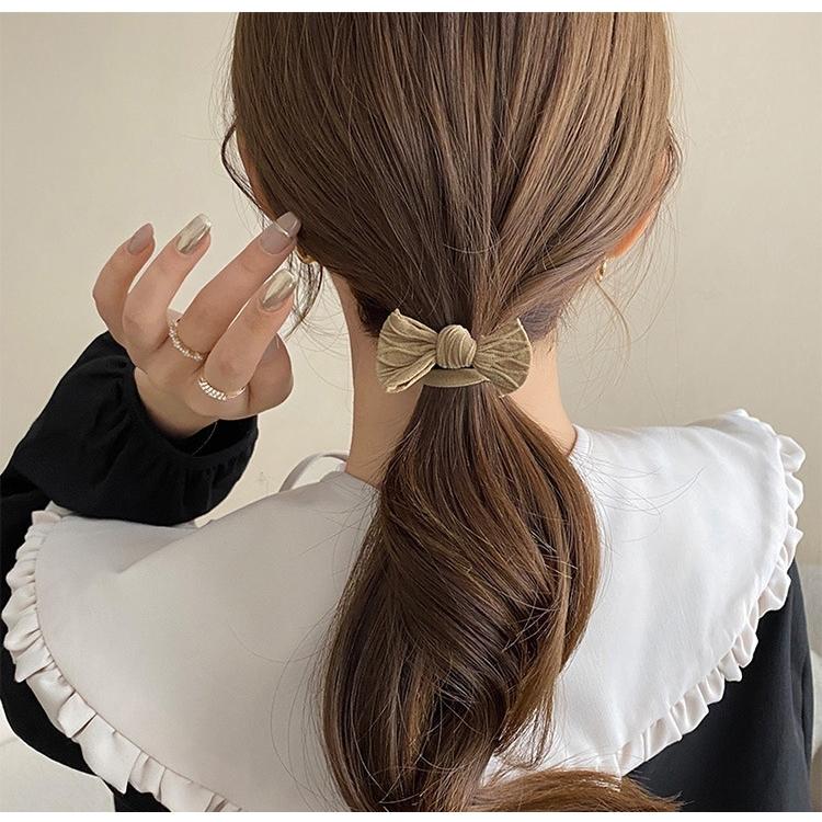 白　ポニーテール　ヘアゴム　ヘアアレa4g5a WEGO（ウィゴー）の「WEGO/【2点セット】メタルヘアカフアレンジ