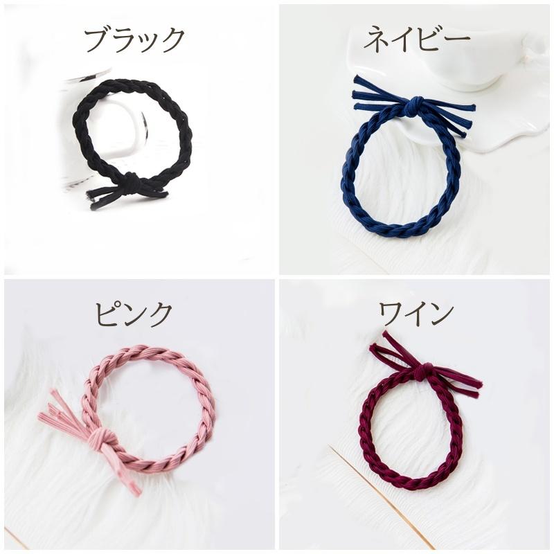 ヘアゴム 3個セット レディース ヘアアクセサリー ゴム 髪ゴム ねじり