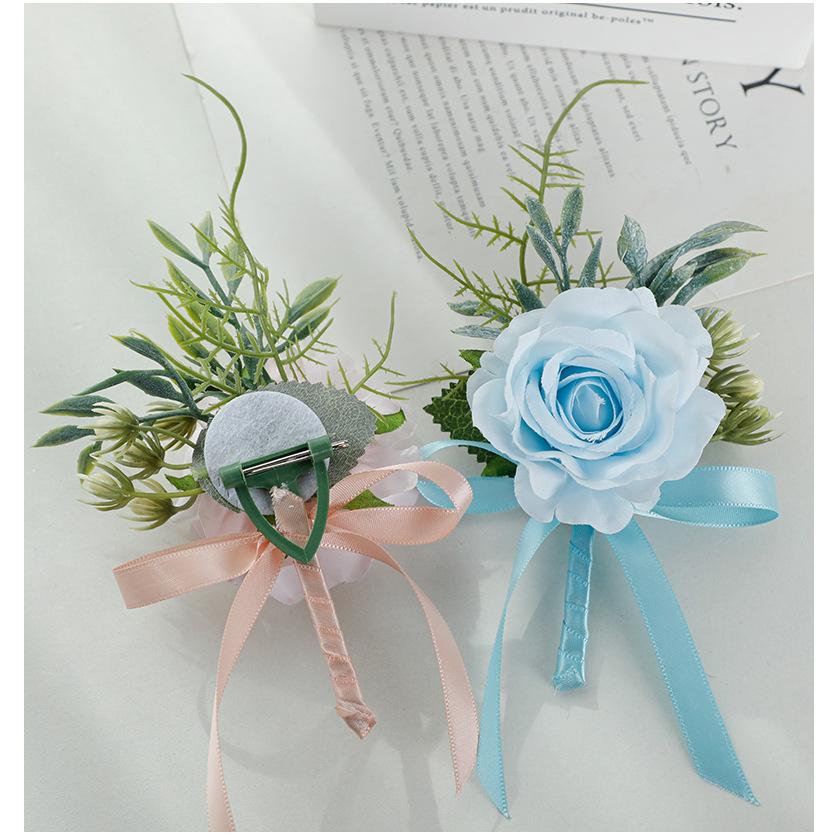 リストブーケ リストコサージュ コサージュ ブローチ アクセサリー ブレスレット リストレット お花 フラワー リボン ウェディング ブライダル 結婚 | plusnao | 07