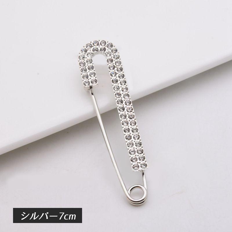 新品フランス製 ストール ピン 大きな 安全ピン ニットピン mina