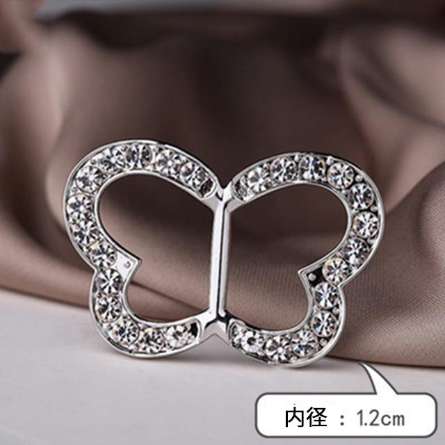 スカーフリング バックル型 スカーフクリップ レディース アクセサリー スカーフ留め ラインストーン キラキラ おしゃれ かわいい ラウンド ...