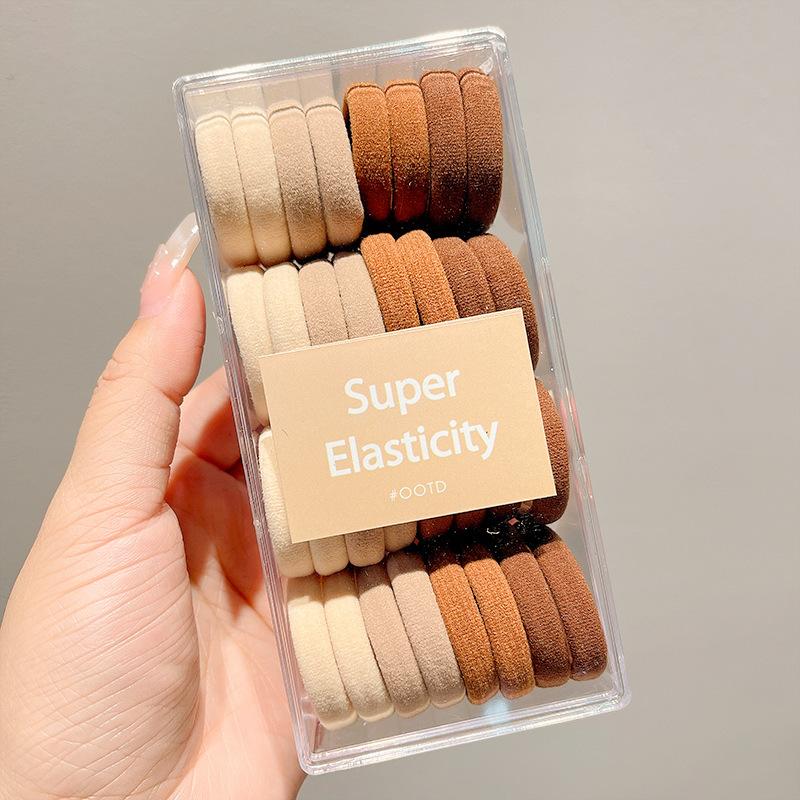 plusnao（プラスナオ） ヘアゴム リングゴム パイルゴム 32本セット