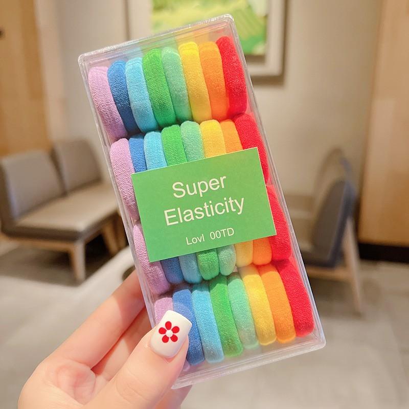 plusnao（プラスナオ） ヘアゴム リングゴム パイルゴム 32本セット