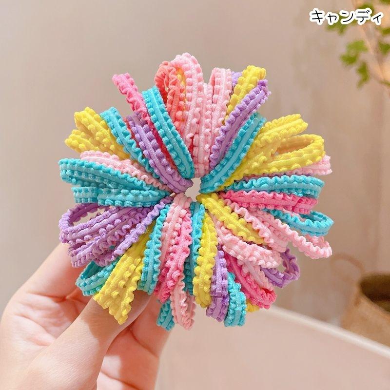 ヘアゴム 髪ゴム 50本セット キッズ 子ども 子供 女の子 ヘア